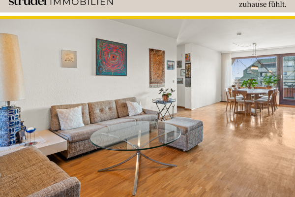 Stilvolle 3.5-Zimmer-Wohnung mit zwei Balkonen & Tiefgarage