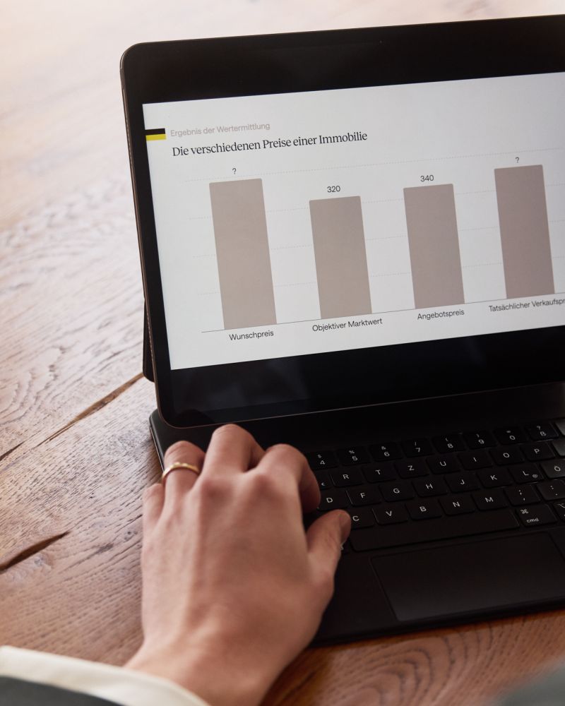 Auswertung auf dem Tablet