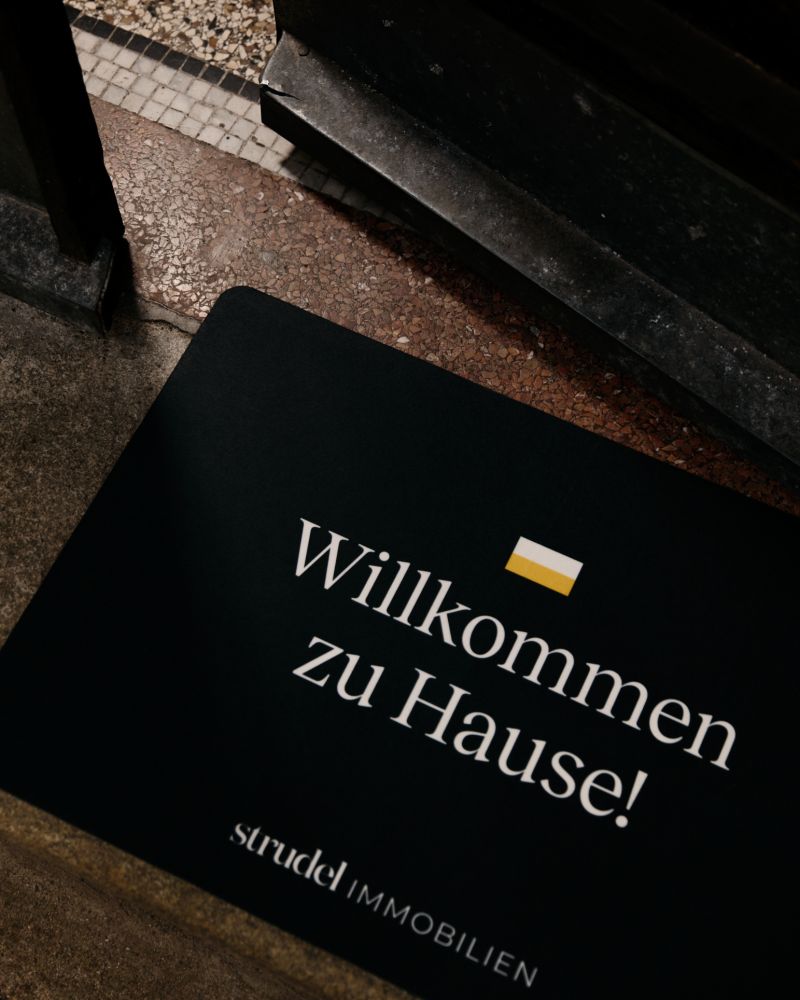 Fußmatte: Willkommen zu Hause